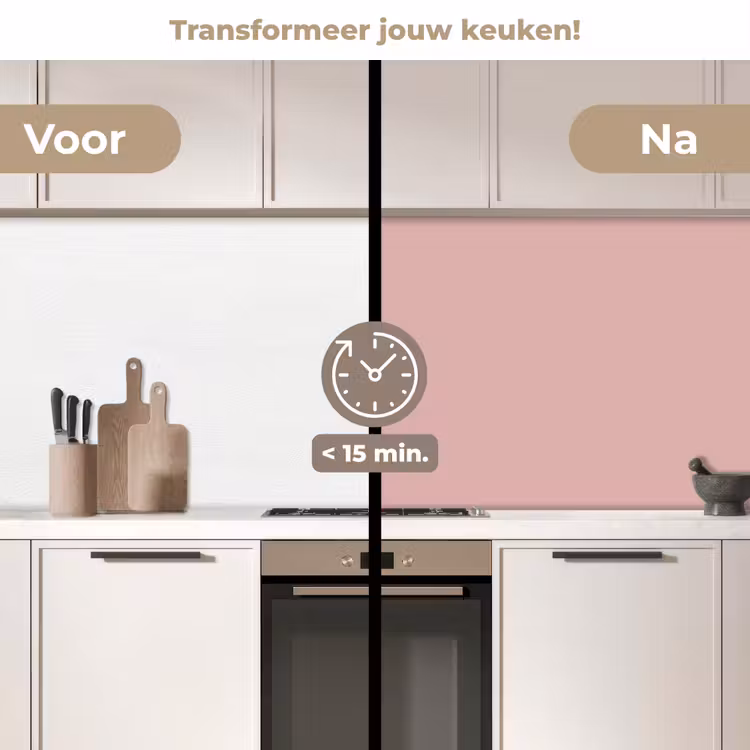 Keuken achterwand - Soft - Blush - Roze — 3