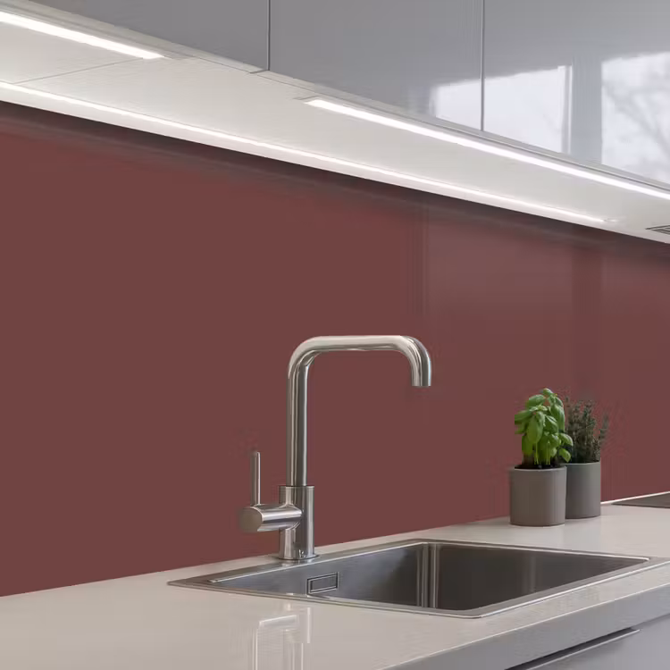 Keuken achterwand - Velvet - Merlot - Rood — 2