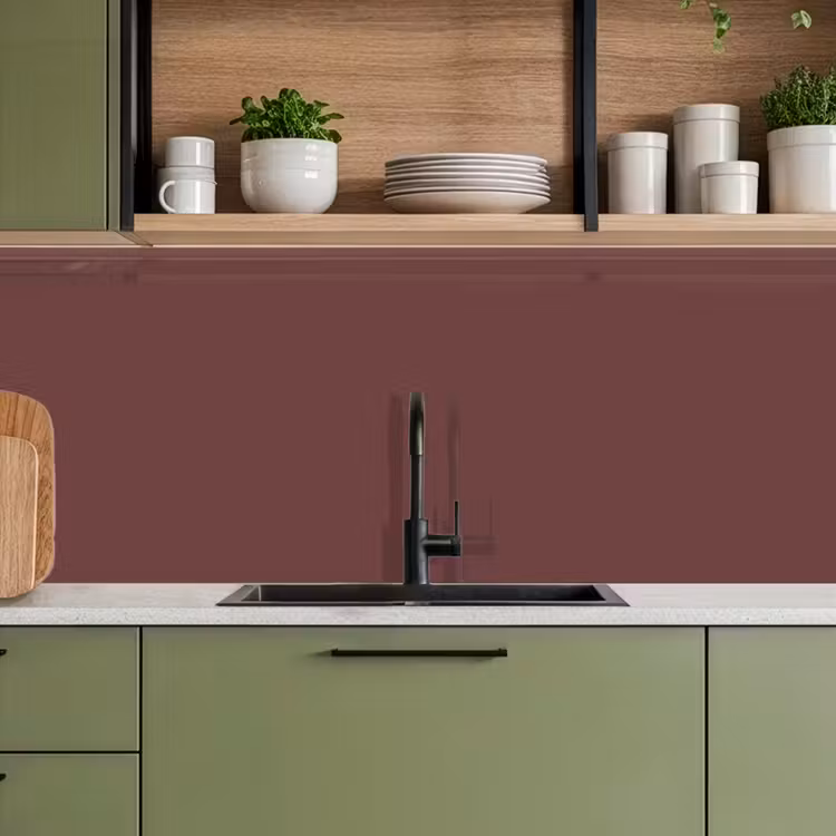 Keuken achterwand - Velvet - Merlot - Rood — 8