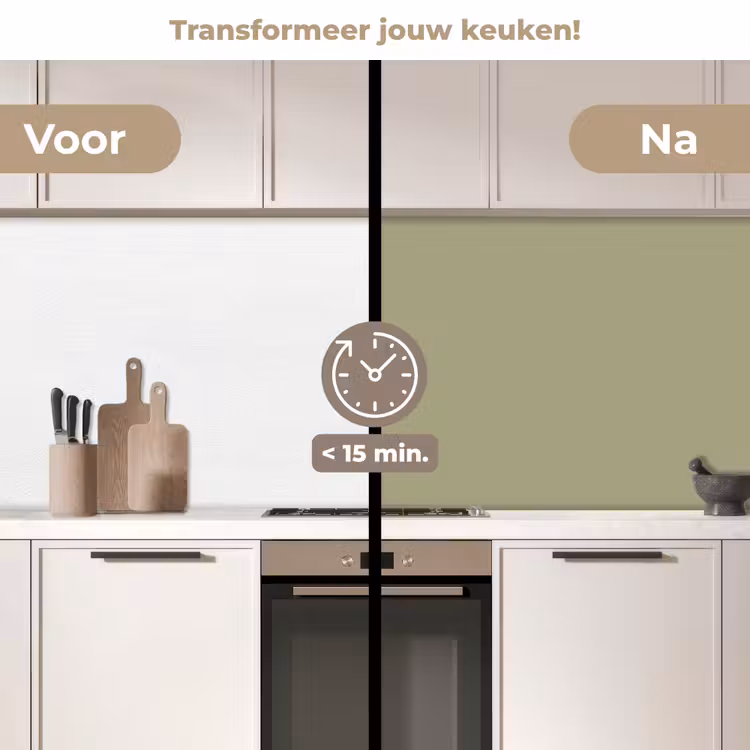 Keuken achterwand - Vintage - Sage - Groen — 3