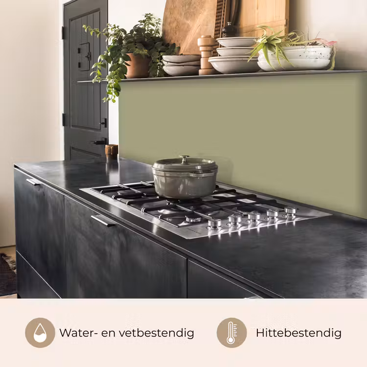 Keuken achterwand - Vintage - Sage - Groen — 5