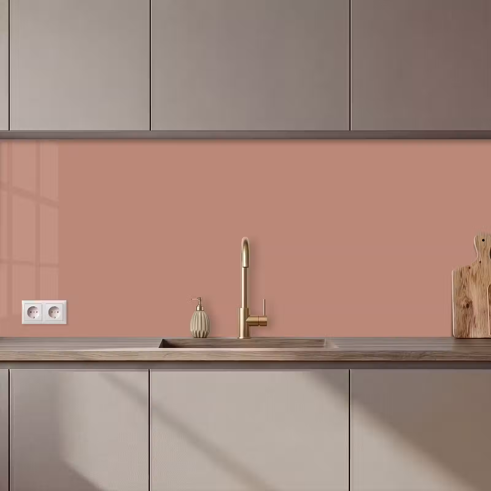 Keuken achterwand - Earthy - Blusher - Roze — 1