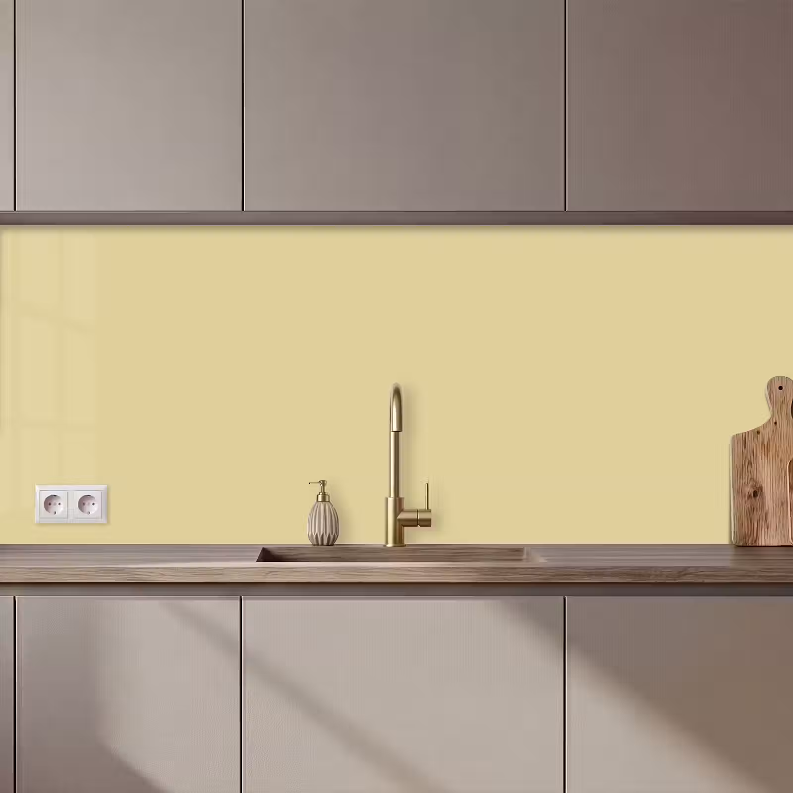Keuken achterwand - Mellow - Touch - Geel — 1