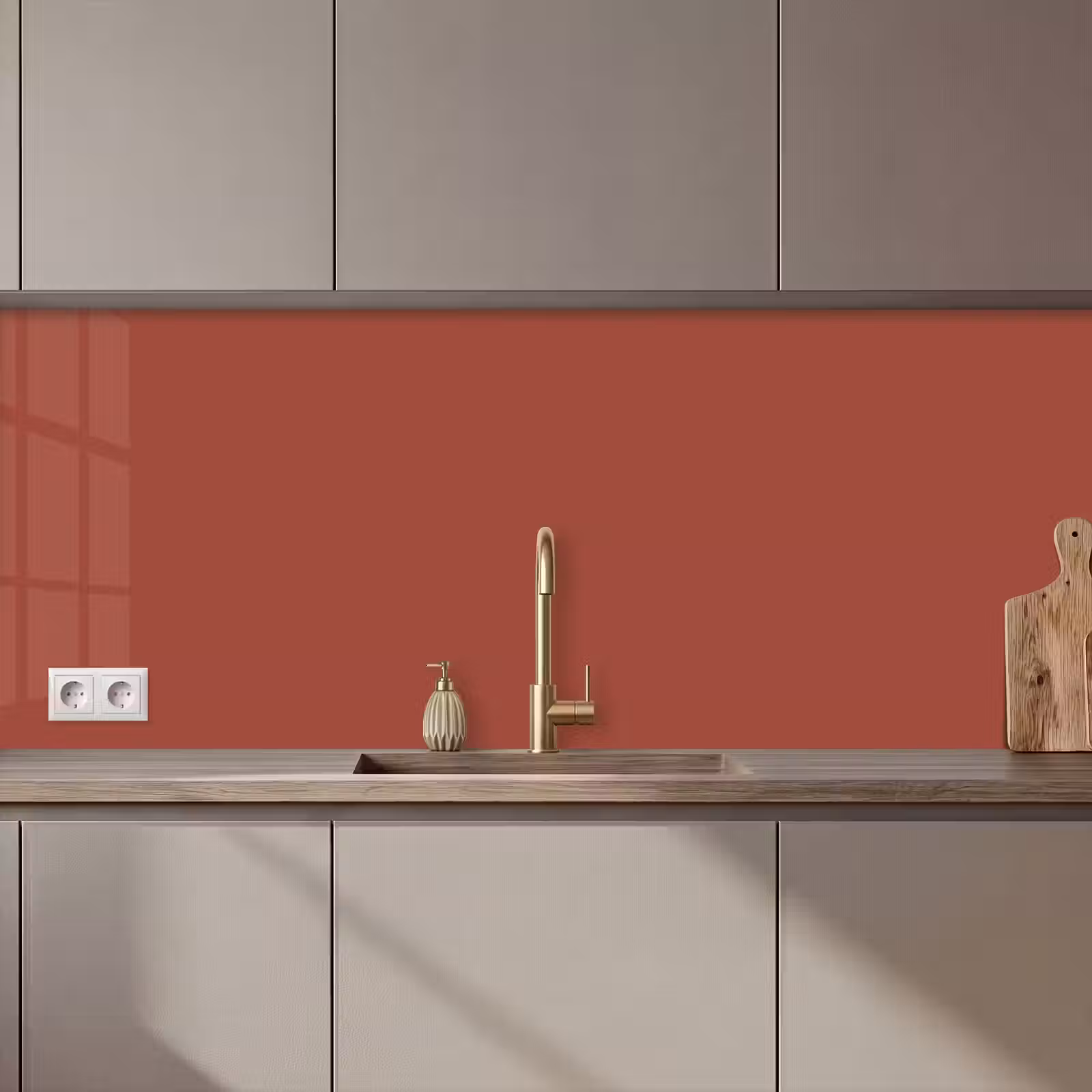Keuken achterwand - Rustic - Terracotta - Oranje — 1