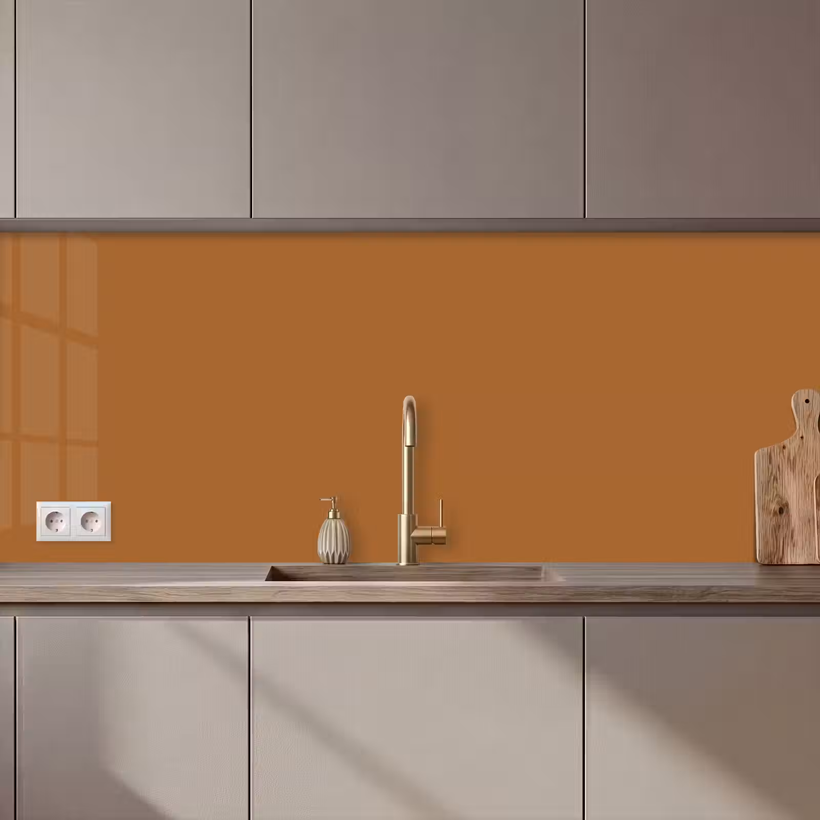 Keuken achterwand - Spiced - Cinnamon - Bruin — 1