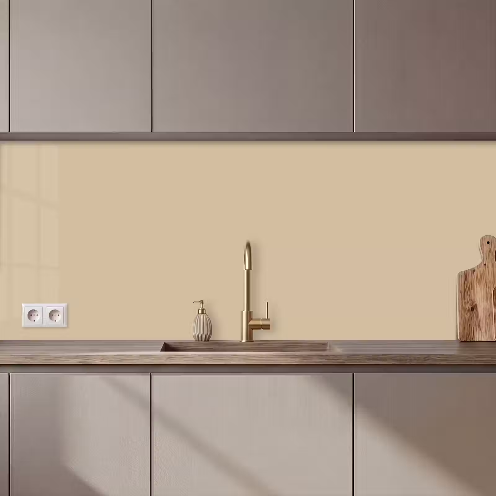 Keuken achterwand - Warm - Sand - Nude — 1
