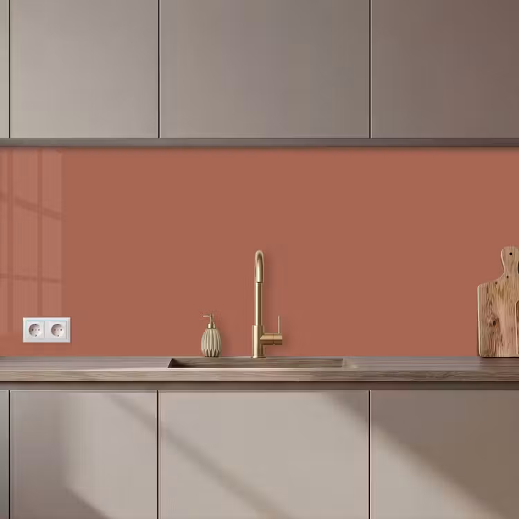 Keuken achterwand - Baked - Earth - Oranje — 1