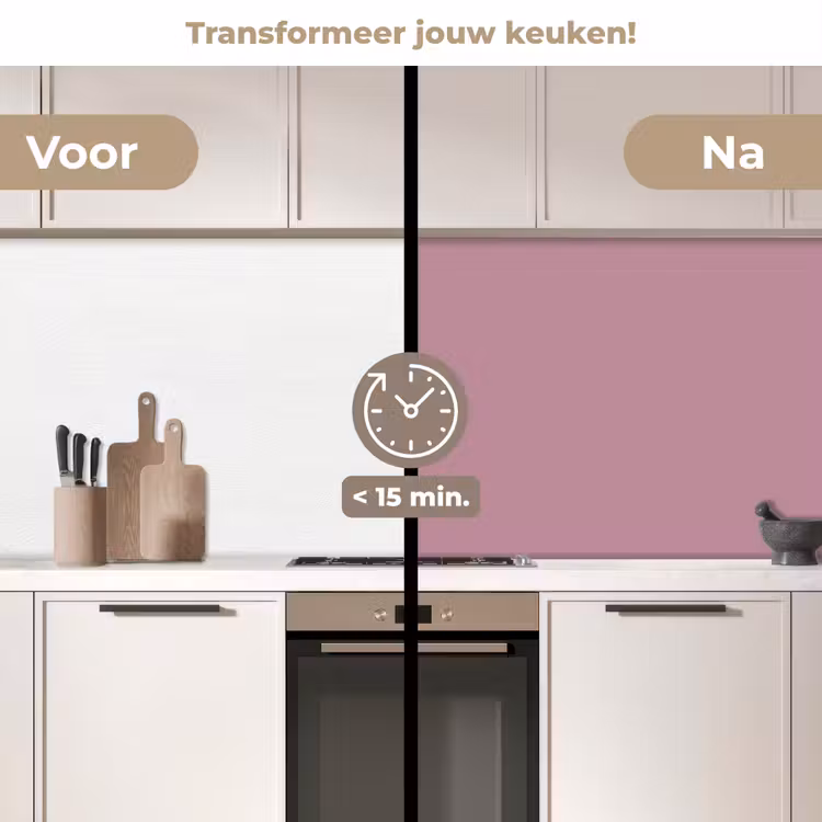 Keuken achterwand - Dusty - Mauve - Paars — 3