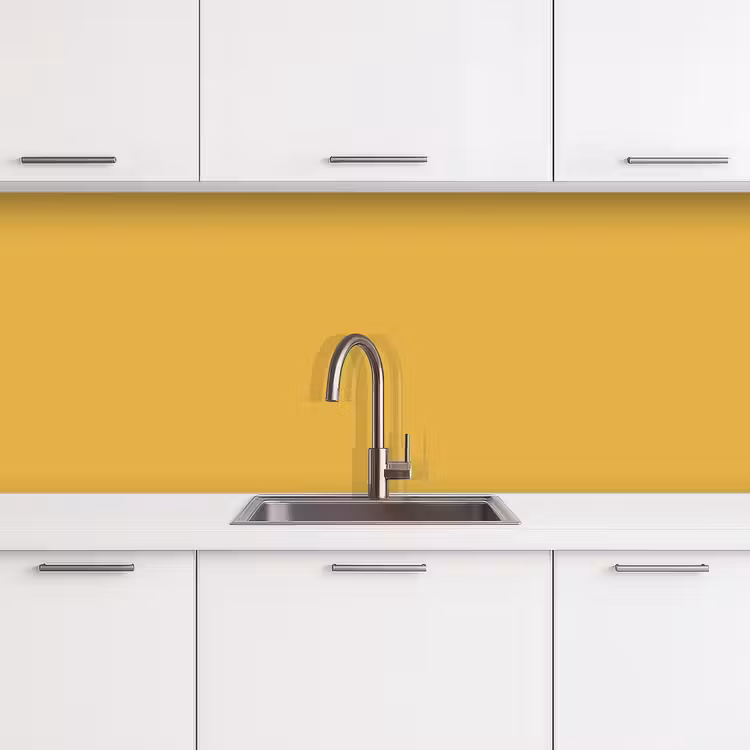 Keuken achterwand - Joyful - Mustard - Geel — 4