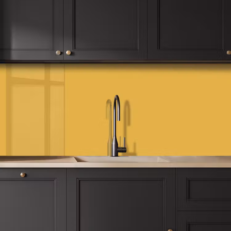 Keuken achterwand - Joyful - Mustard - Geel — 6