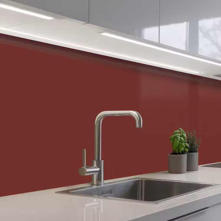 Keuken achterwand - Valentine - Velvet - Rood — 2