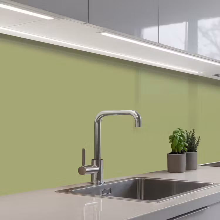 Keuken achterwand - Whispering - Sage - Groen — 2