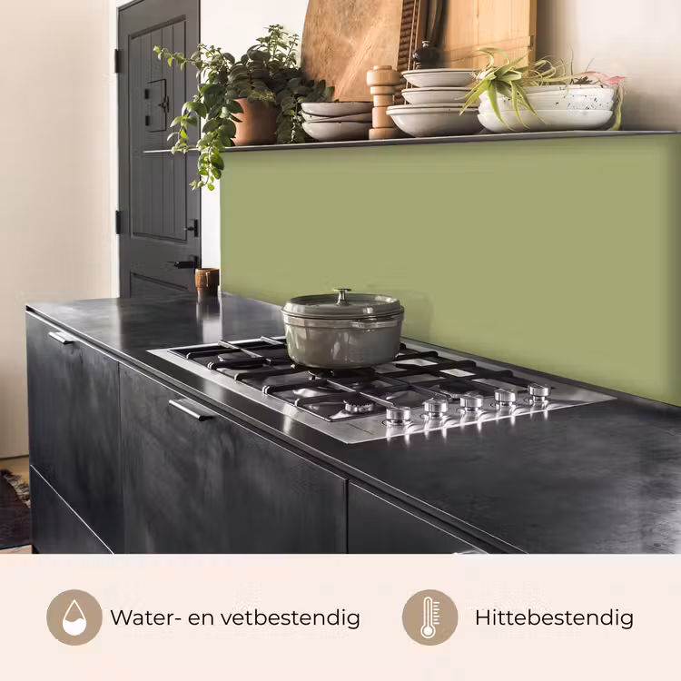 Keuken achterwand - Whispering - Sage - Groen — 5