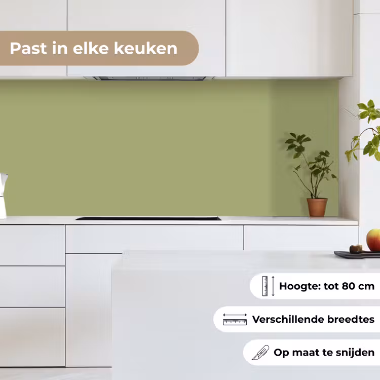 Keuken achterwand - Whispering - Sage - Groen — 7