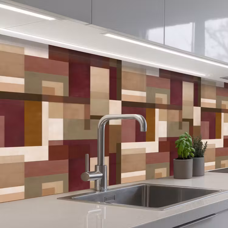 Keuken achterwand - Modern - Geometrie - Kleurrijk — 2