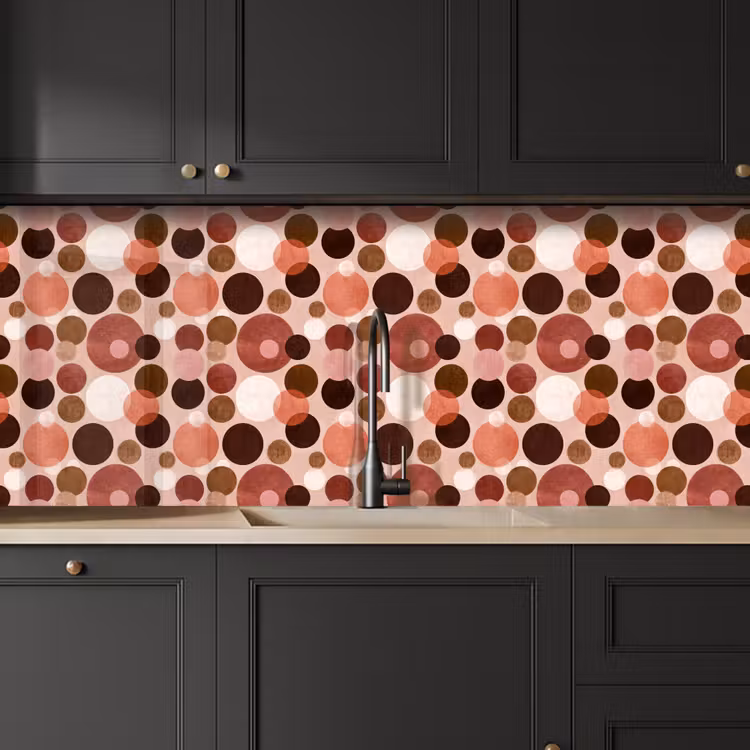 Keuken achterwand - Cirkels - Modern - Kleurrijk — 6