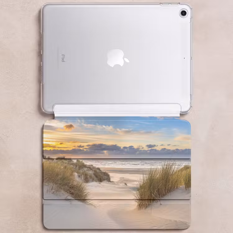 iPad hoes - Strand - Duin - Gras - Zonsondergang - Zee — 6