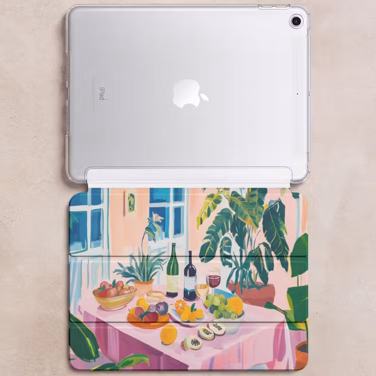 iPad hoes - Tafel - Wijn - Fruit — 6