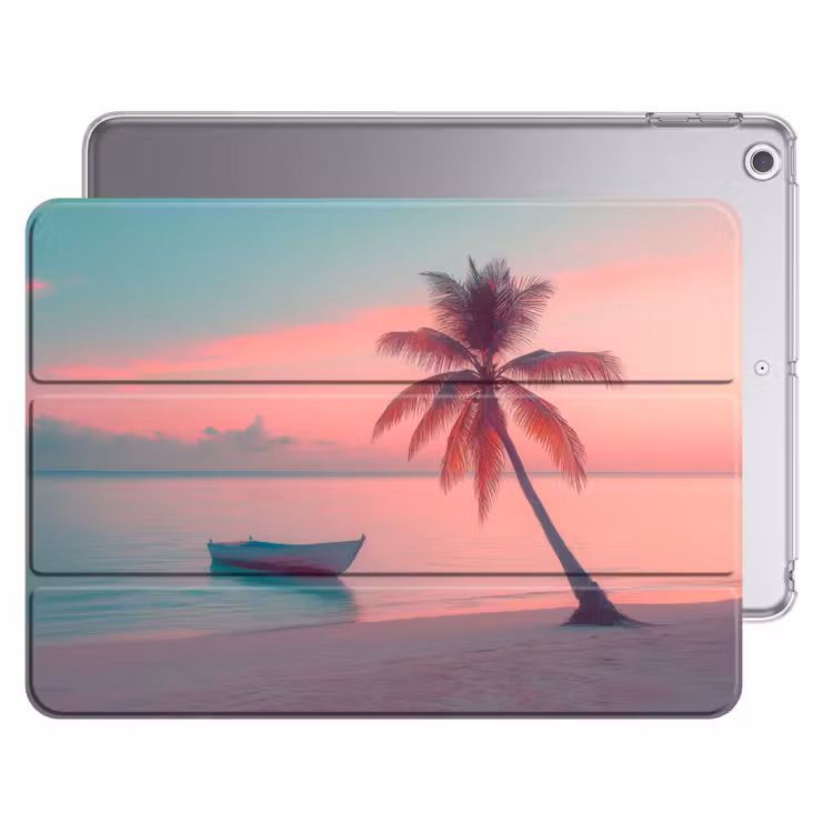 iPad hoes - Zee - Boot - Zonsondergang — 1