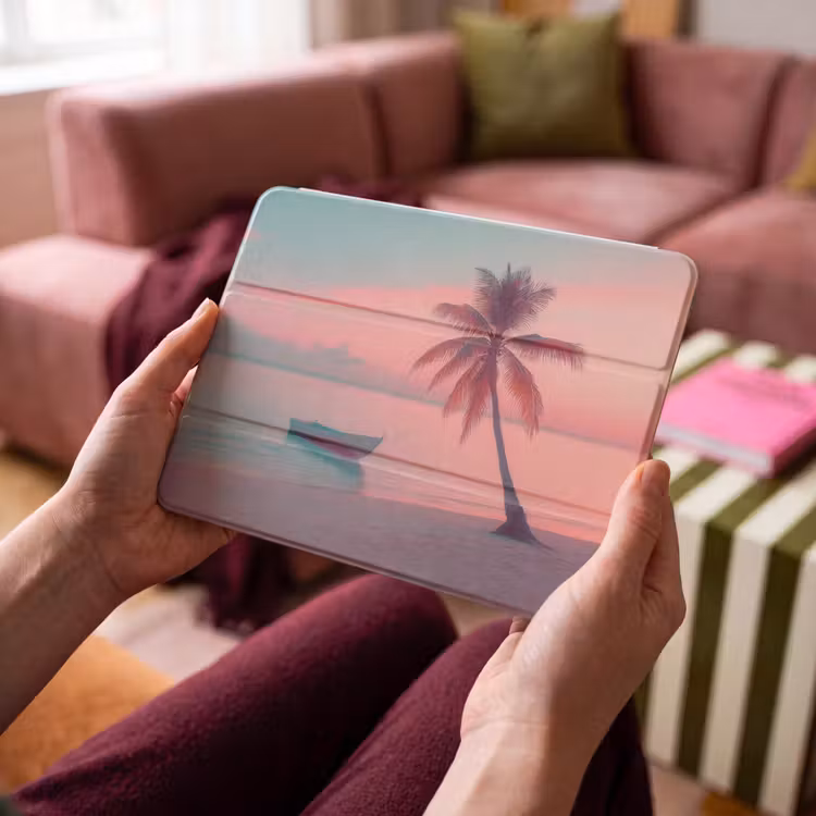 iPad hoes - Zee - Boot - Zonsondergang — 3