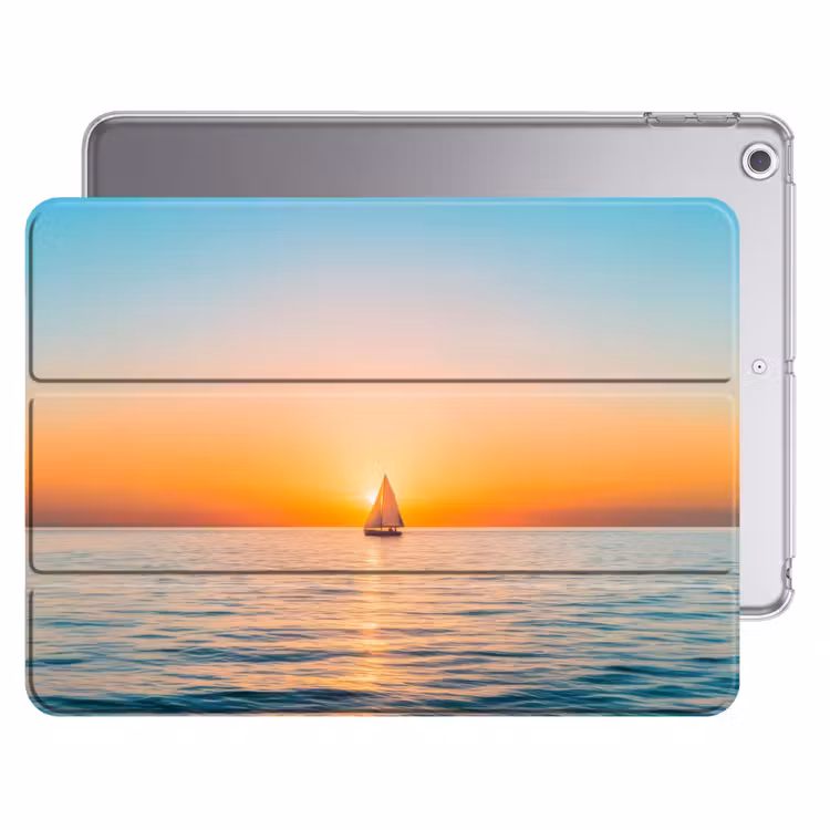 iPad hoes - Zee - Zeilboot - Zonsondergang — 1