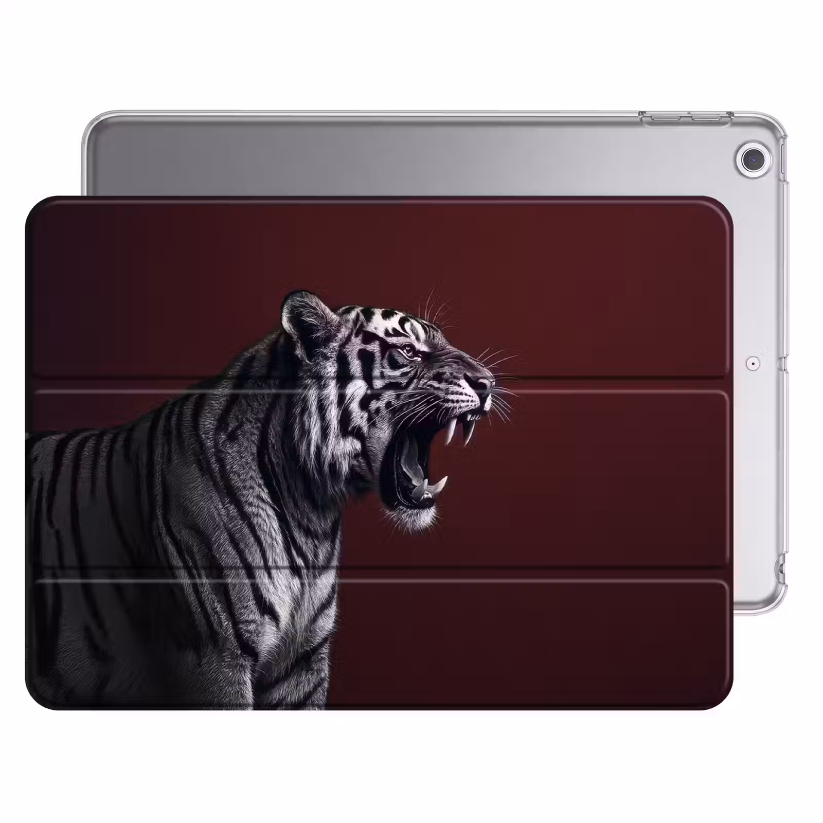 iPad hoes - Tijger - Brult - Bordeaux — 1