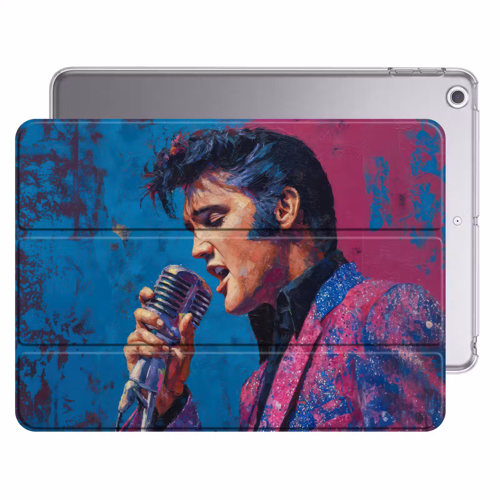 iPad hoes - Zingende man - Glitterjas - Microfoon — 1
