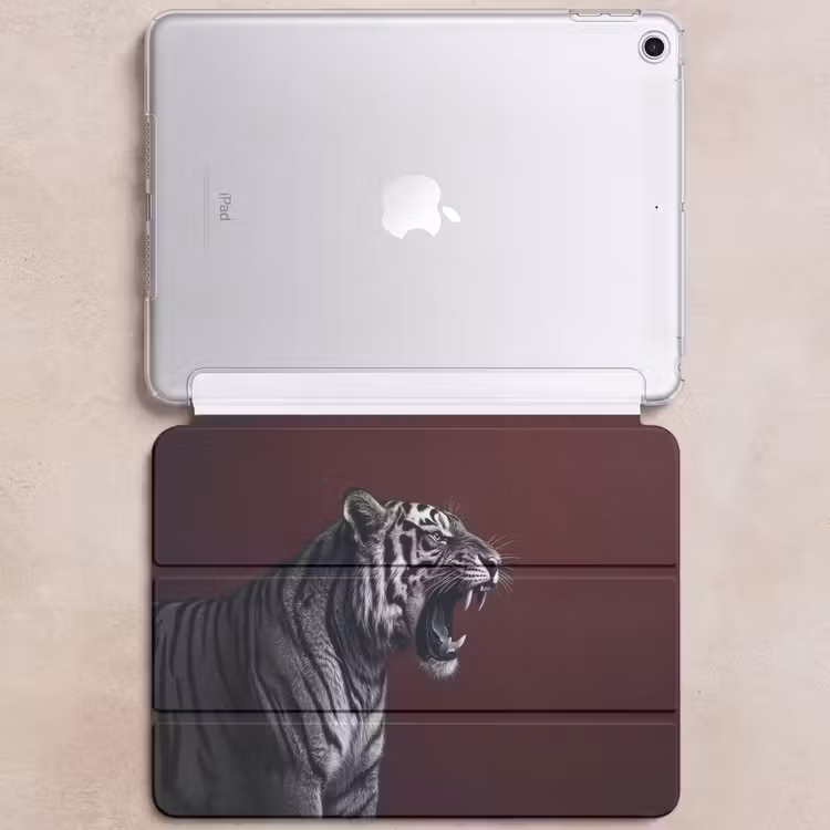 iPad hoes - Tijger - Brult - Bordeaux — 6
