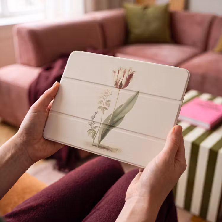 iPad hoes - Tulp - Minimalistisch - Beige — 3