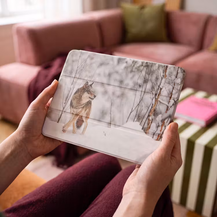iPad hoes - Wolf - Winter - Sneeuw - Natuur - Dieren — 3