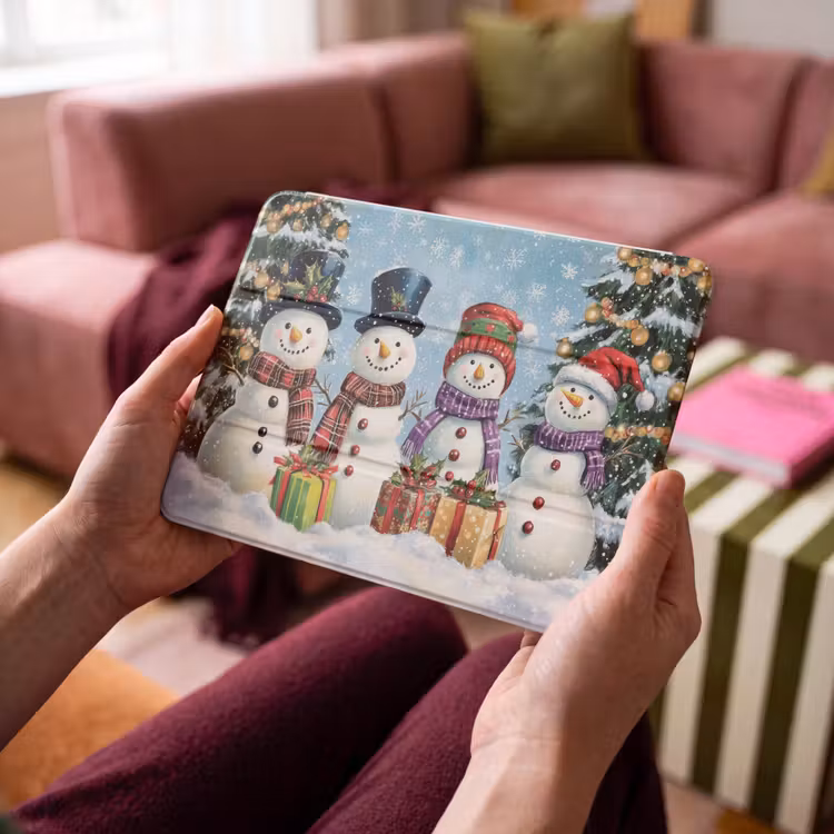 iPad hoes - Vrolijk -  Sneeuw - Kleurrijk — 3