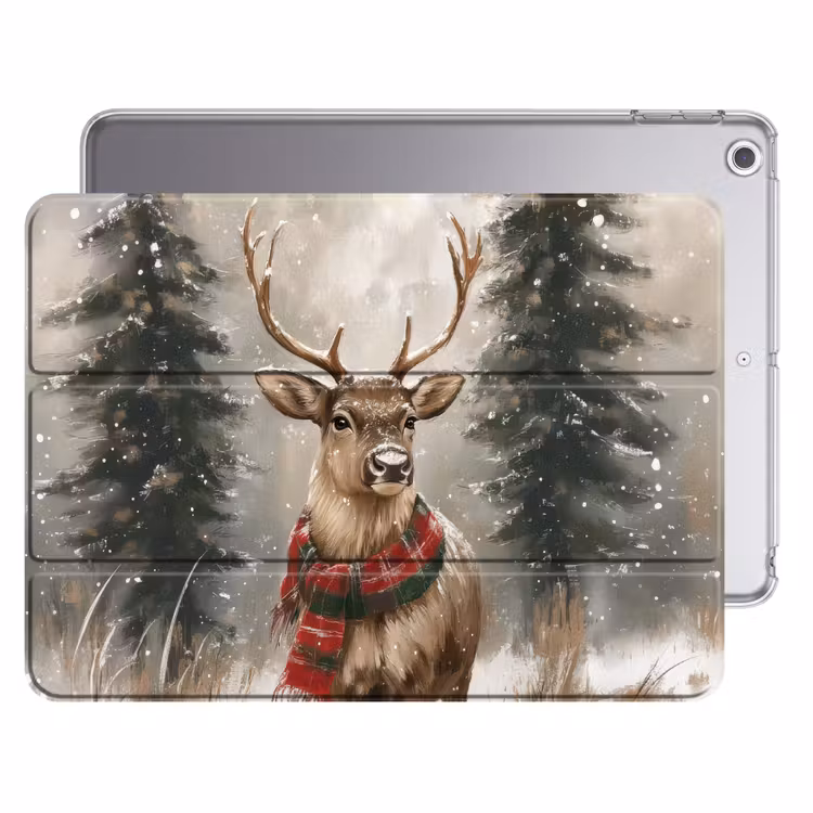 iPad hoes - Winter - Bos - Rendier - Donker — 1