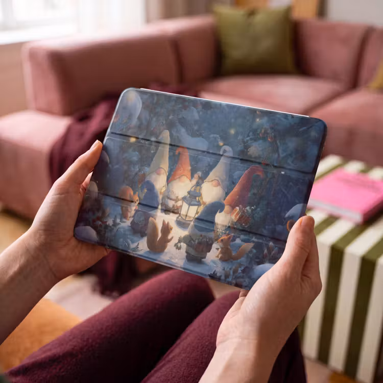 iPad hoes - Winter - Gnooms - Eekhoorns - Meerkleurig — 3