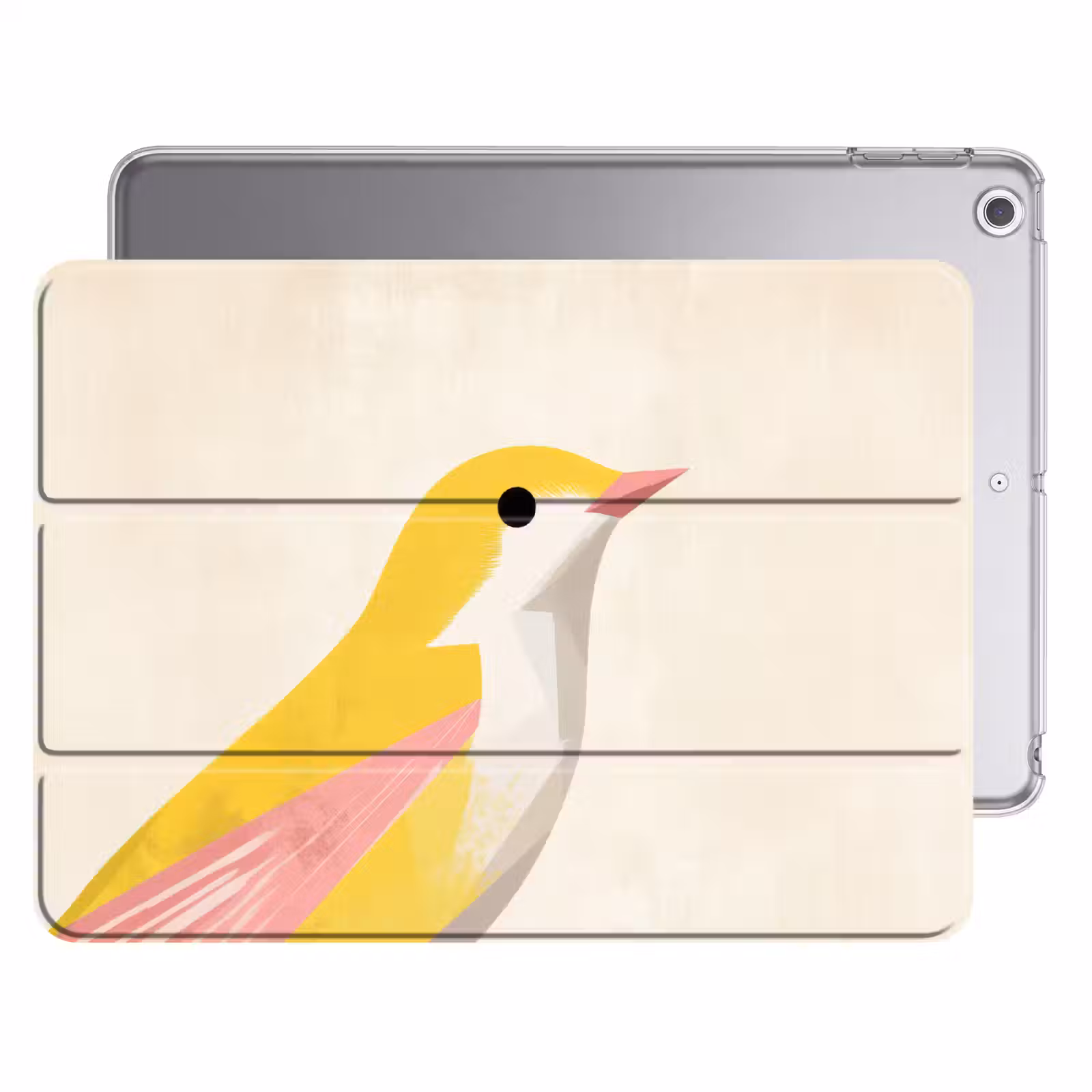 iPad hoes - Vogel - Minimalistisch - Geel — 1