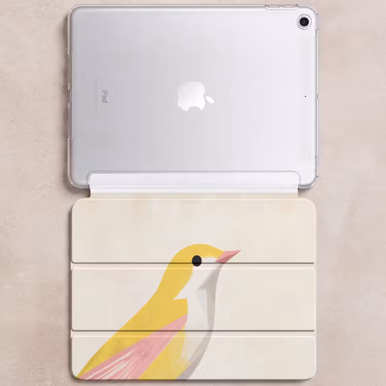 iPad hoes - Vogel - Minimalistisch - Geel — 6