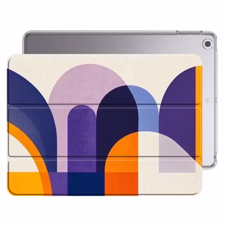 iPad hoes - Vormen - Abstract - Grafisch - Oranje — 1