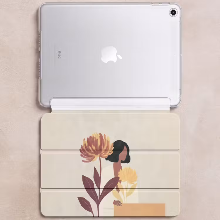 iPad hoes - Vrouw - Minimalistisch - Bloem — 6