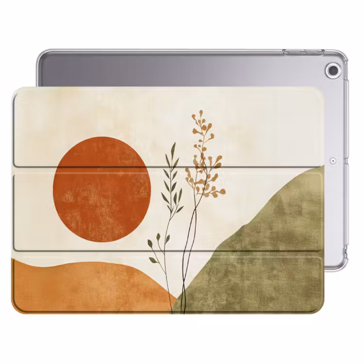 iPad hoes - Zon - Abstract - Takken - Oranje — 1