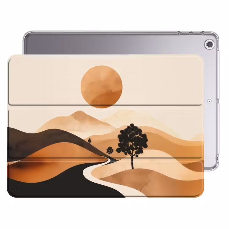 iPad hoes - Zon - Heuvels - Boom - Abstract — 1
