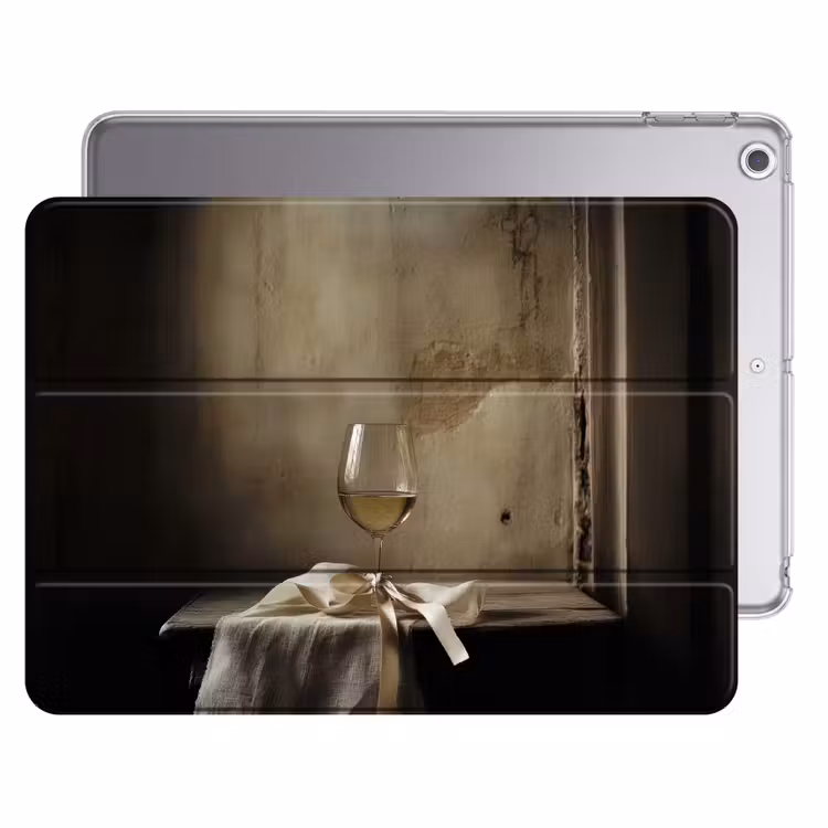iPad hoes - Strik - Beige - Witte - Wijn — 1