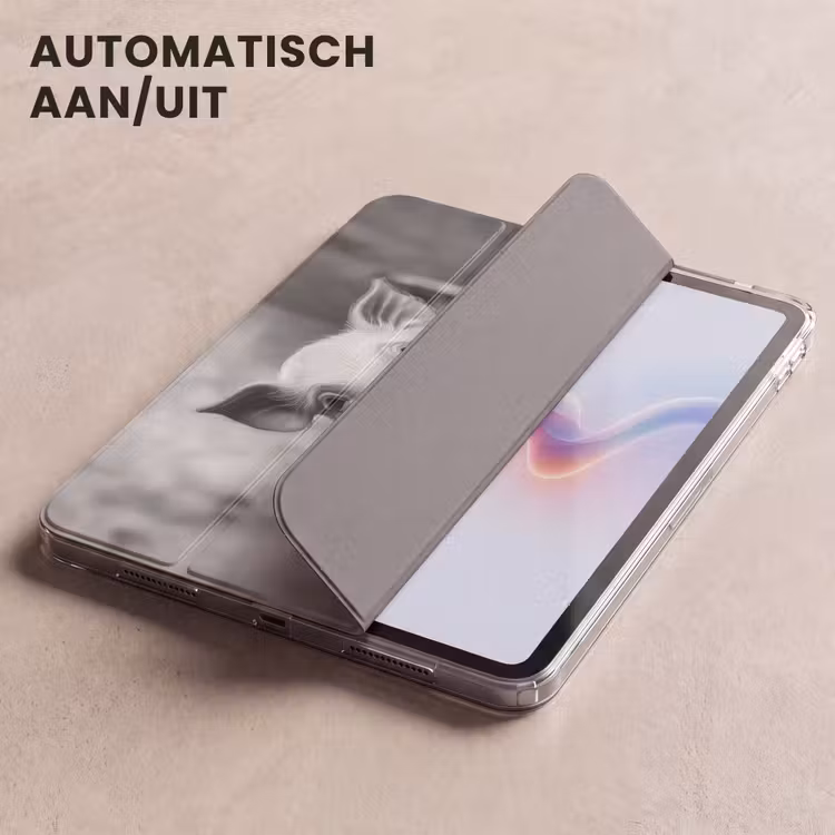 iPad hoes - Varken - Schattig - Spaghetti - Zwart wit - Dier — 4