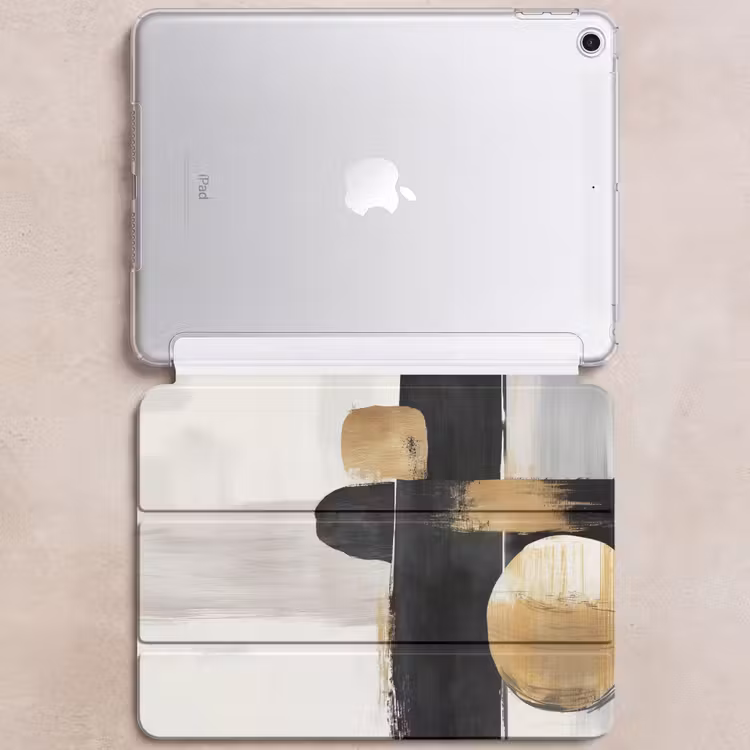 iPad hoes - Vormen - Penseelstreken - Abstract - Goud — 6