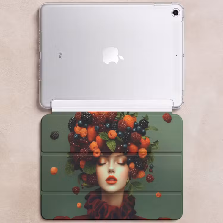 iPad hoes - Vrouw - Aardbeien - Frambozen - Bramen - Bessen — 6