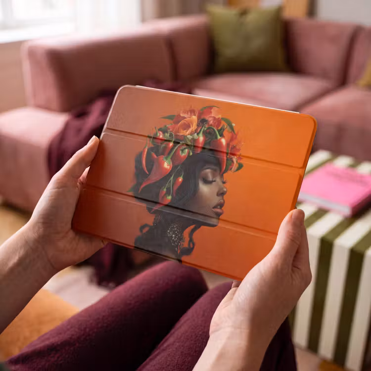 iPad hoes - Vrouw - Chilipepers - Pepers - Bloemen — 3