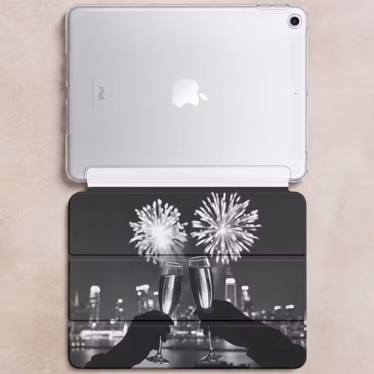 iPad hoes - Vuurwerk - Proosten - Skyline - Champagne — 6