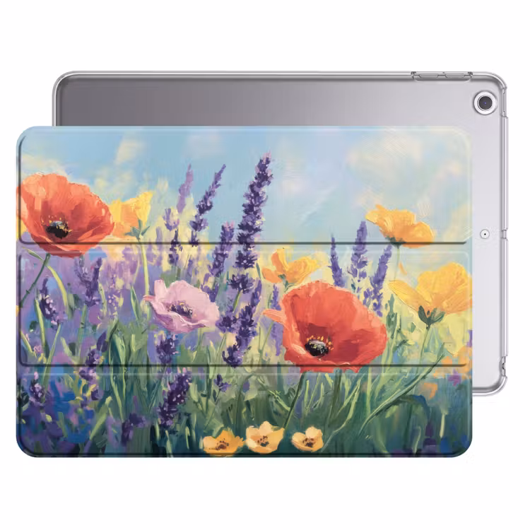 iPad hoes - Weide - Bloemen - Kleurrijk — 1