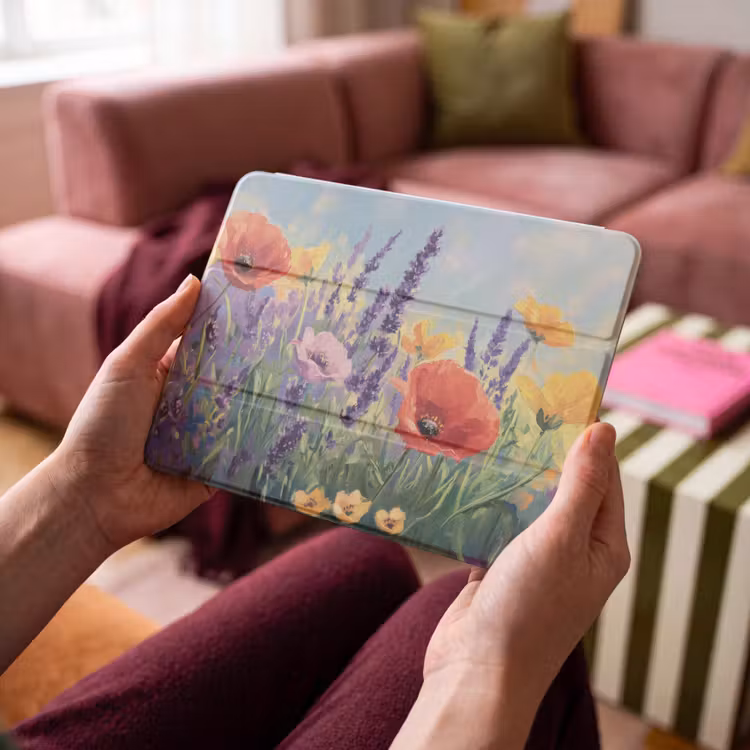 iPad hoes - Weide - Bloemen - Kleurrijk — 3