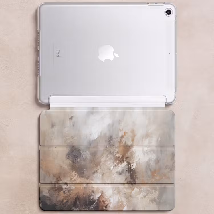 iPad hoes - Verf - Abstract - Beige - Kunst — 6