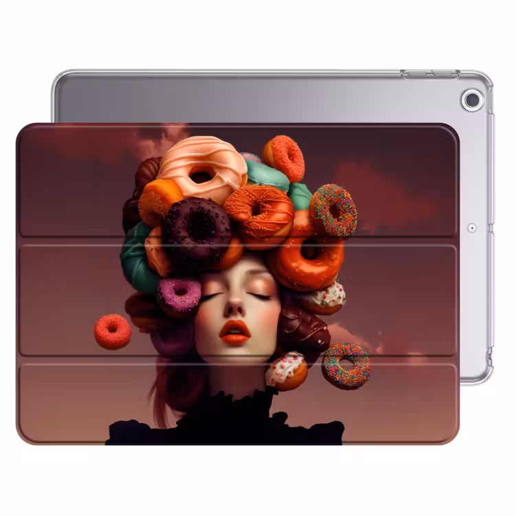 iPad hoes - Vrouw - Donuts - Kleurrijk — 1