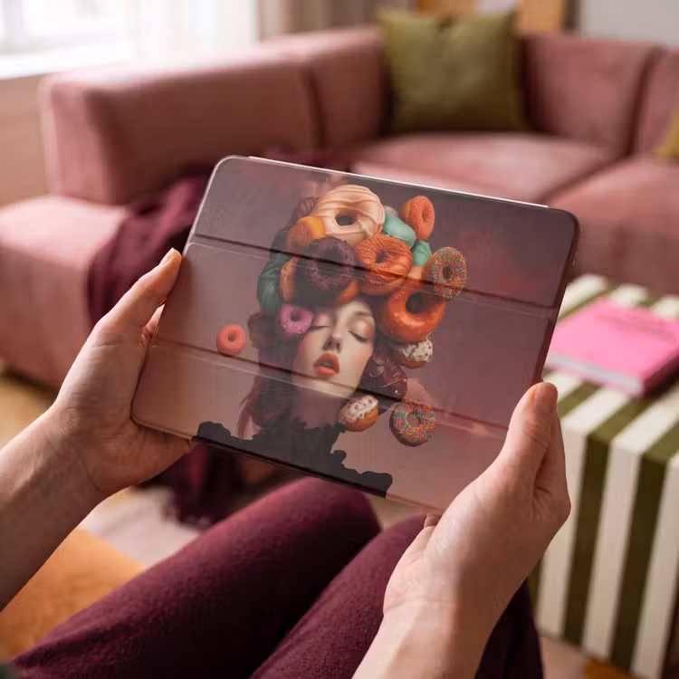 iPad hoes - Vrouw - Donuts - Kleurrijk — 3